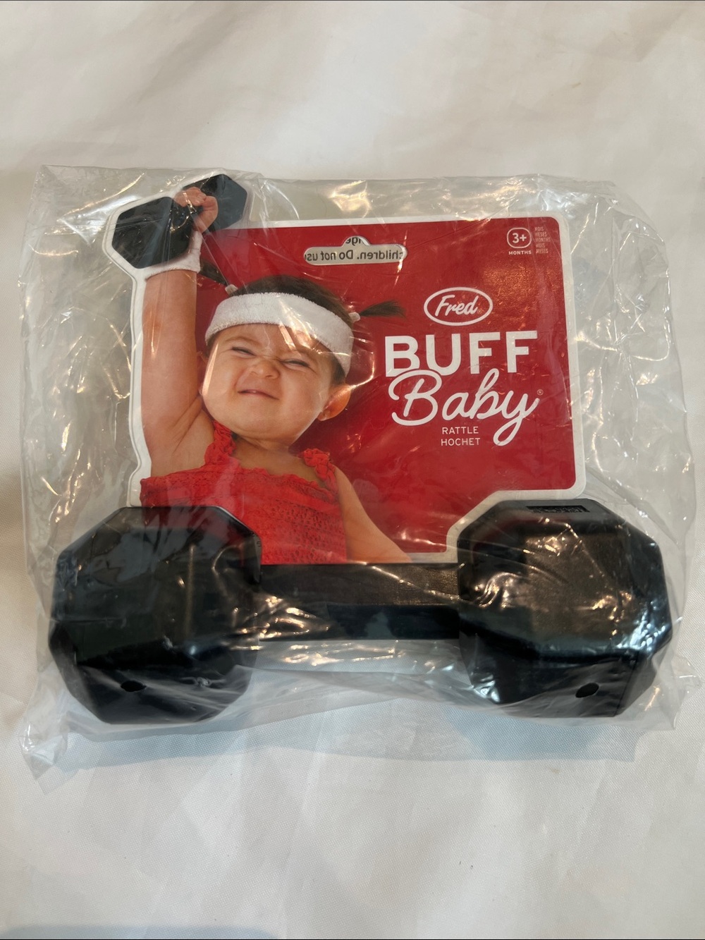 “🩷Bundle 4/$19” Fred Buff Baby Dumbbell Rattle toy baby girl boy sensory toy
